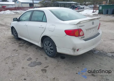 2009 Toyota Corolla S z USA, uszkodzony, nr VIN 2T1BU40E39C175720